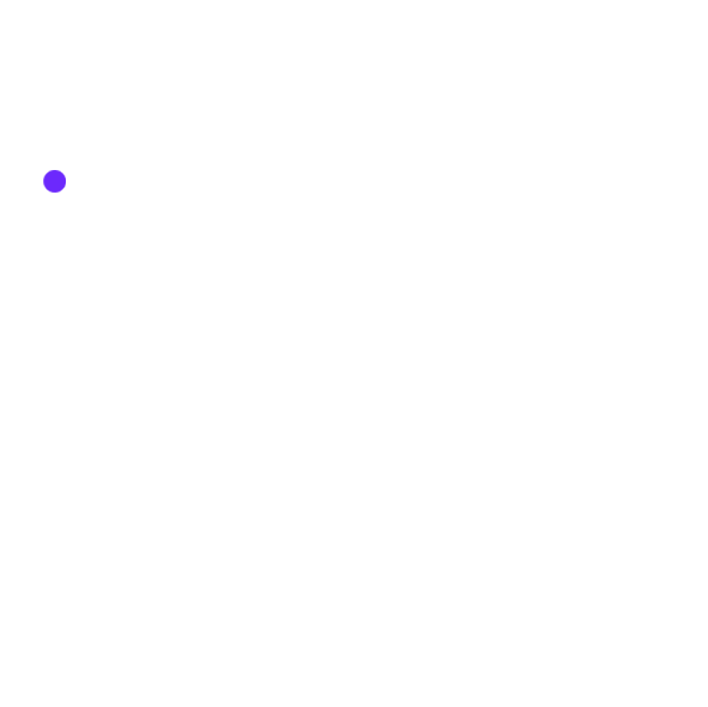 circulo branco com circulo menor roxa